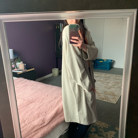 Long Grey Cardigan - Picture 3 of 8